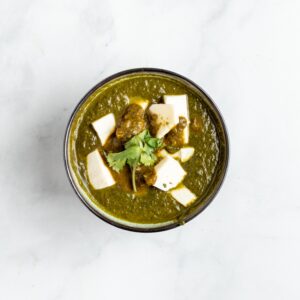 Palak Paneer (Spinach with Indian Cottage Cheese)