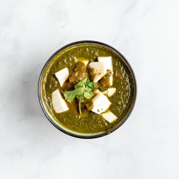 Palak Paneer (Spinach with Indian Cottage Cheese)